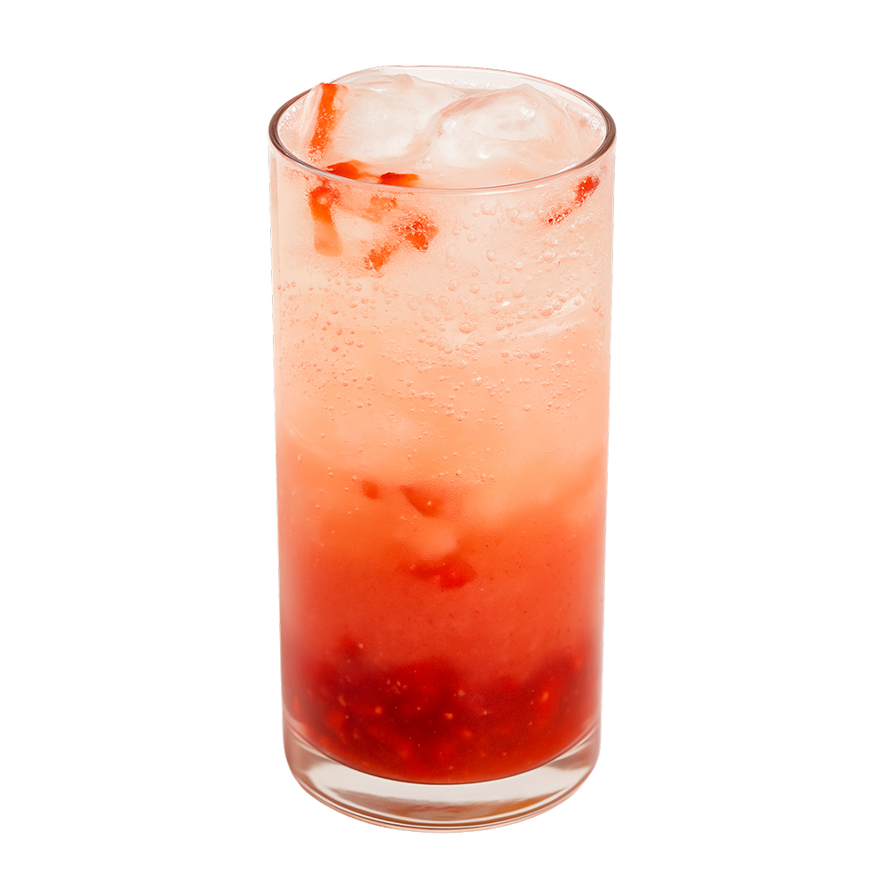 Lychee Strawberry Sparkling Ade